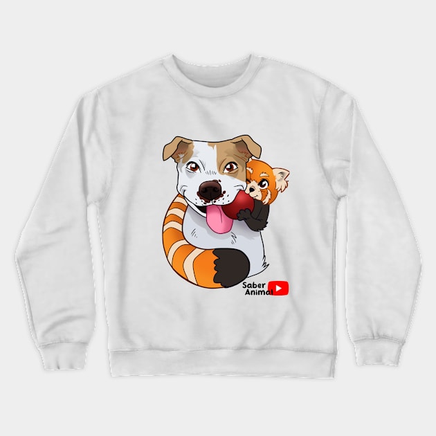 I love pit bulls❤️ Crewneck Sweatshirt by Saber Animal